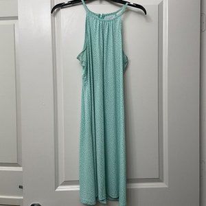 Michael Kors Green and White Sundress